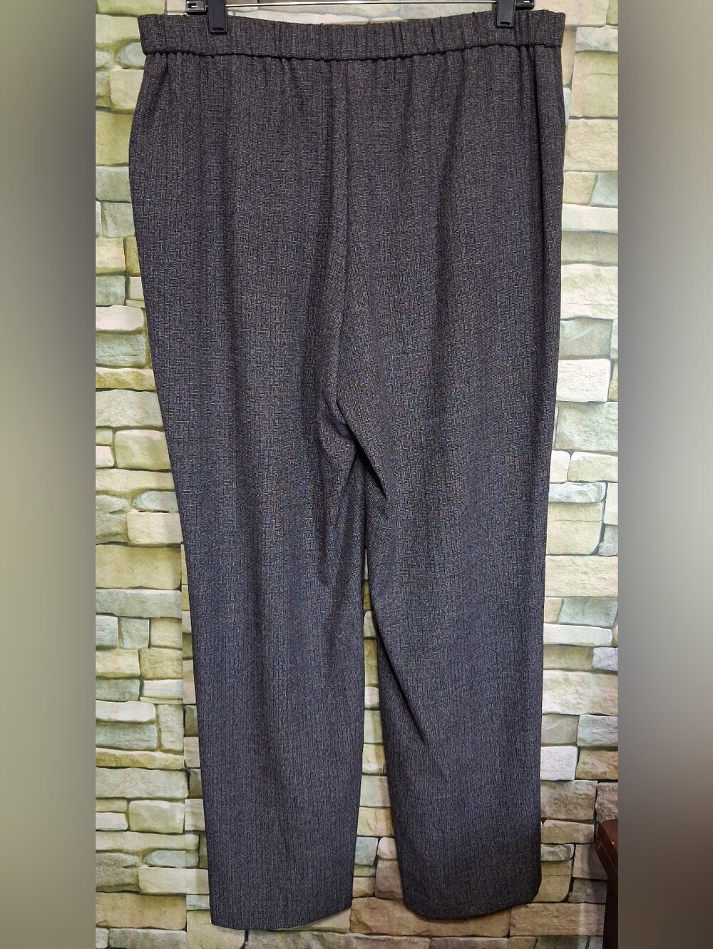 Dana Buchman Charcoal Gray Straight-Leg Trousers Tummy Control - Picture 2 of 5